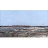 Colin Flack - TURF COUNTRY - Oil on Board - 9 x 16 inches - Signed