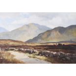 Maurice Canning Wilks, ARHA RUA - IN THE MAAM VALLEY, CONNEMARA, COUNTY GALWAY - Oil on Canvas -