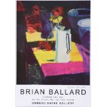 Brian Ballard, RUA - EXHIBITION, ORMEAU BATHS GALLERY - Coloured Print - 18 x 16 inches - Signed