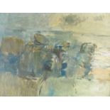 Basil Blackshaw, HRHA HRUA - TREES IN A LANDSCAPE - Oil on Canvas - 14 x 18 inches - Signed