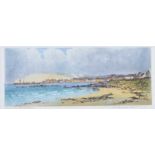 Robert Cresswell Boak, ARCA - DONAGHADEE, COUNTY DOWN - Hand Coloured Etching - 5 x 13 inches -