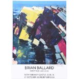 Brian Ballard, RUA - EXHIBITION POSTER, RATHFARNHAM CASTLE, DUBLIN, 17TH OCTOBER 2015 - Coloured