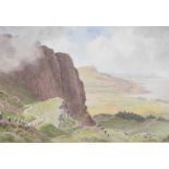 Joseph William Carey, RUA - CAVEHILL, BELFAST - Watercolour Drawing - 10 x 14 inches - Signed