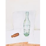 Cormac Cullinan - BOTTLES FROM MY GARDEN - Watercolour Drawing - 16 x 12 inches - Signed