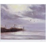 John Trickett - MORNING - Limited Edition Coloured Print (490/850) - 14 x 18 inches - Signed