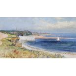C.E. Shaw - KILKEEL POINT, COUNTY DOWN - Watercolour Drawing - 5 x 8.5 inches - Signed