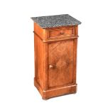 WALNUT BEDSIDE PEDESTAL