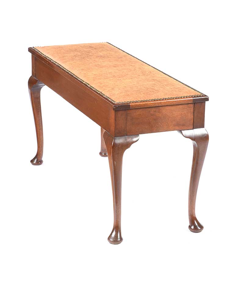 MAHOGANY DUET STOOL - Image 5 of 5