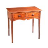 GEORGIAN MAHOGANY SIDE TABLE