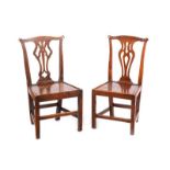 PAIR OF ASH SIDE CHAIRS