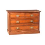 EDWARDIAN MAHOGANY CHEST OF DRAWERS