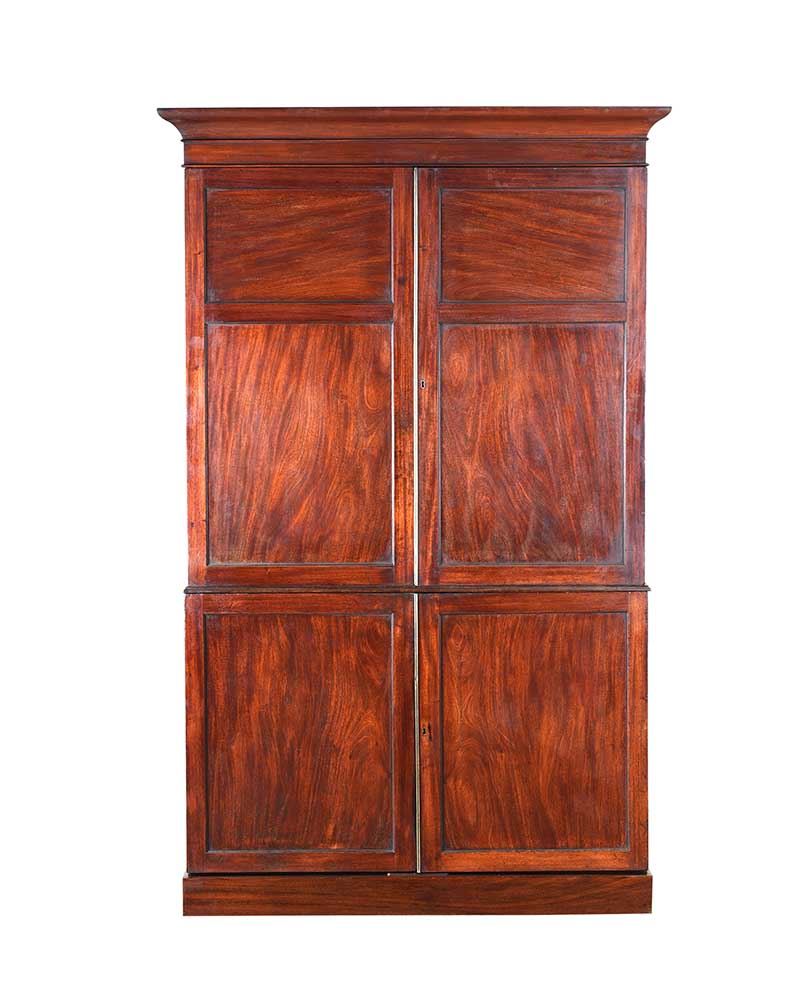 REGENCY MAHOGANY LINEN PRESS - Image 4 of 7