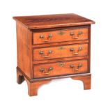 MINIATURE MAHOGANY CHEST OF DRAWERS, CIRCA. 1830