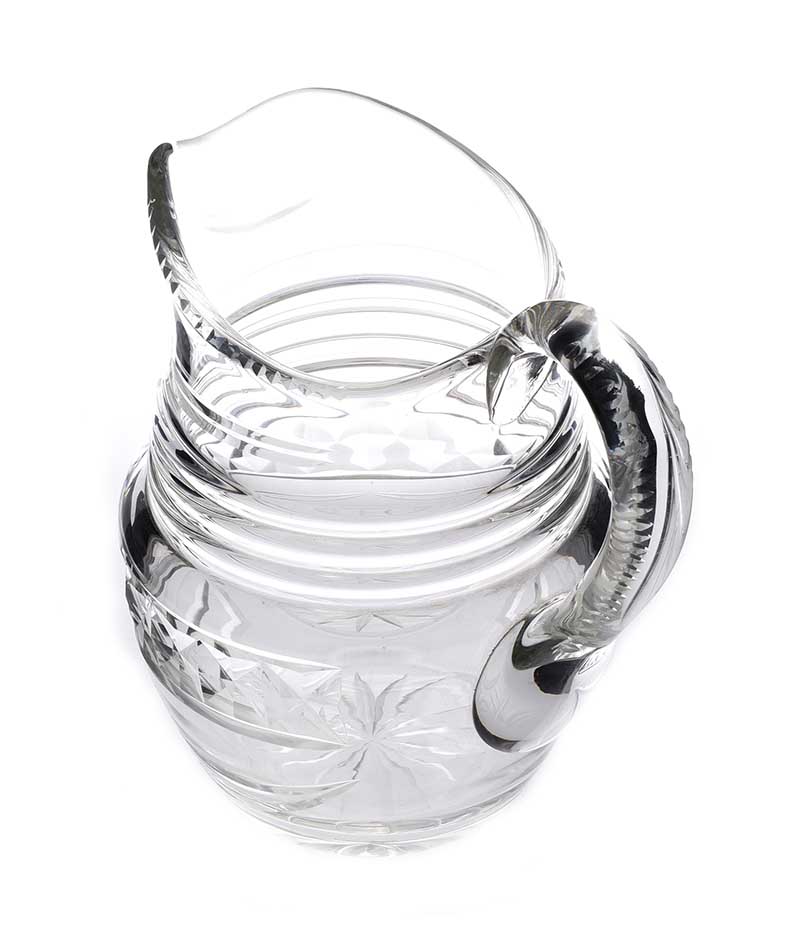CUT GLASS WATER JUG - Image 3 of 3