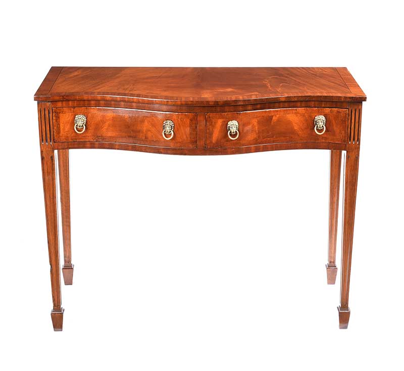 MAHOGANY HALL TABLE - Image 4 of 5