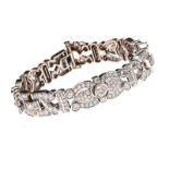 ART DECO PLATINUM DIAMOND BRACELET