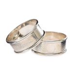 SILVER NAPKIN RINGS