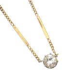 18CT GOLD DIAMOND PENDANT