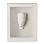 Sir Eduardo Paolozzi CBE RA, Scottish 1924-2005- Untitled (Small Plaster Head); plaster cast