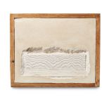 British School, late 20th century- Untitled; , c.1977; plaster and wood relief construction, 44.