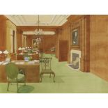 John Sergeant, British 1937-2010- The Old Bond Room & Front Room Hambros Bank, 41 Bishop’s Gate;