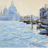 Tom Watt, Scottish b.1951 Late Afternoon, Venice; gouache, signed, 54.3x54.5cm (ARR) Exhibited: