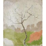 Denis Mitchell, British 1912-1993- Tree in Flower, 1947; oil on board, 26.5x22.5cm (unframed) (ARR)