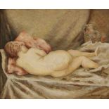 Horace Ascher Brodzky, Australian/British 1889-1969- Nude reclining; oil on canvas, signed and dated