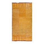 Two Sikh silk bagh Phulkaris, Punjab, India, 20th century, each of rectangular form, the cotton