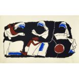 Maqbool Fida Husain (1915-2011), Indian, Mother Theresa series; serigraph printed in colours, signed