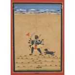 AMENDMENT: Please note that this lot contains only 1 painting. A folio from a Munhunta series, Punja