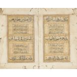 A Qur’an section, Mughal India, 18th century, comprising Qur’an XXXVI, sura ya-sin; Qur’an XLVIII,