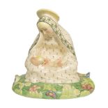 Lenci, an earthenware figure of the Madonna and Child designed by Sandro Vacchetti Signed Lenci,