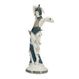 Katzhutte, a ceramic ‘Ballet Russes’ figure c.1920, printed maker's marks, impressed Germany