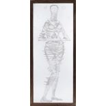 John Hutton (1906-1978), a full length engraved figurative glass window ‘Pomona’, 1961, signed