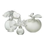 René Lalique (1860-1945), a clear and frosted glass scent bottle ‘Clairefontaine’, No.11-300,