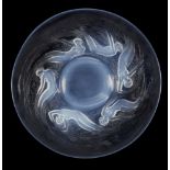 René Lalique (1860-1945), an opalescent glass plate ‘Ondines’, No.3003, designed 1921, wheel