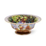 Daisy Makeig-Jones (1881-1941), a Wedgwood Fairyland lustre 'Roc Centre' Daventry bowl c.1925,