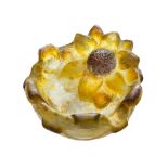 Gabriel Argy-Rousseau (1885-1953), a pâte-de-cristal ‘Lotus’ ashtray Designed 1924, signed in the