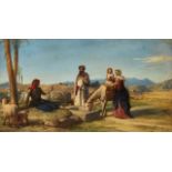 John Rogers Herbert RA, British 1810-1890- The Holy Family on the Return from Egypt; oil on panel,