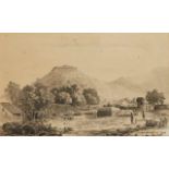 A B Fforde,European Colonial School, mid-late 19th century- Near Jijuri, Western India; Brush and