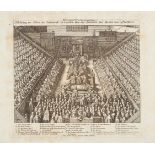 Wenceslaus Hollar, Czech 1607-1677- Parliamentvm Londinense (Sitting of Parliament in London), 1641;