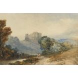 William Callow RWS FRGS, British 1812-1908- Goodrich Castle on River Wye; watercolour, image 16.