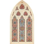 Circle of Ward and Hughes, British act. 1836-1920- Stained glass window designs, c.1867;