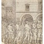 After Andrea Mantegna, Italian 1431-1506- The Senators, from the Triumph of Cesar suite, c.1484-