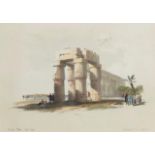 David Roberts RA, Scottish 1796-1864- At Luxor, Thebes; Approach to the Temple of Wady Saboua,