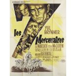 The Magnificent Seven, 1960, a French film poster entitled Sept Mercenaires, printed by Richier