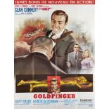 James Bond/Sean Connery, Gold finger, 1964, a French film poster, printed by SE Lalande Courbet,