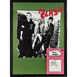 The Clash, a poster from the White Riot tour, 1977, 85 x 61cm, together with a CBS Single Star