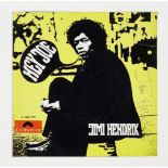 Jimi Hendrix, American, 1946-1970, a Polydor album sleeve for Hey Joe, the sleeve signed Jimi